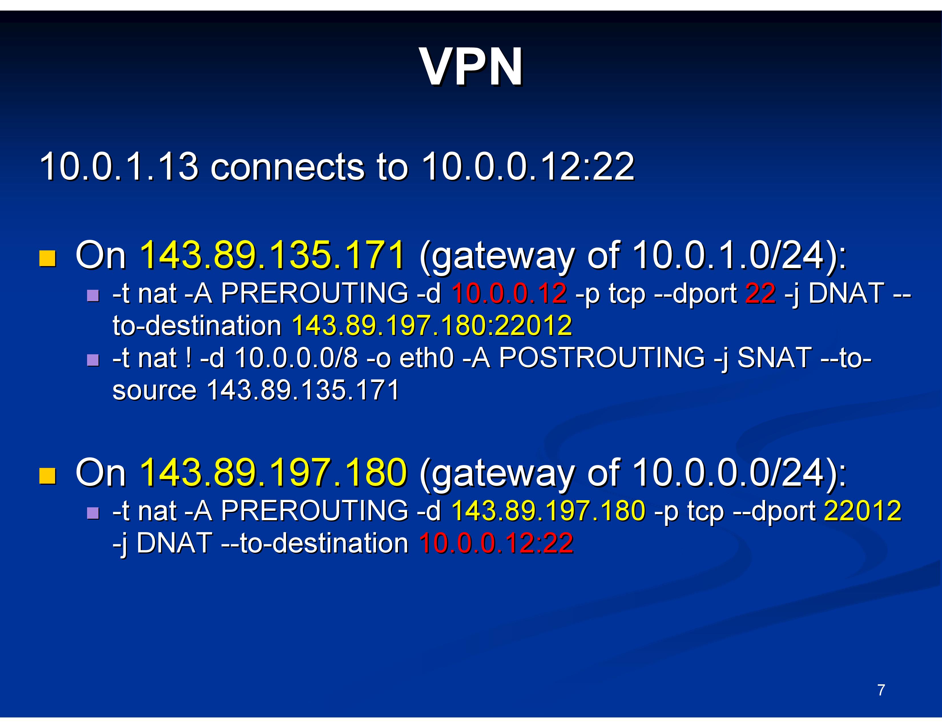 Vbird iptables nat vpn checkpoint edge route based vpn