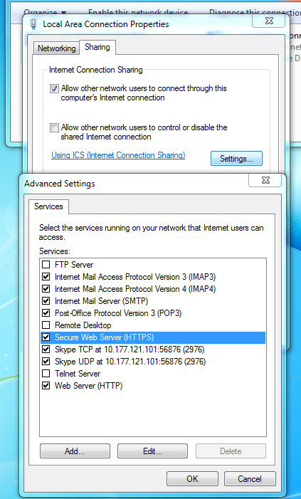 iPhone Connecting to Internet Using Windows PC's Network ...