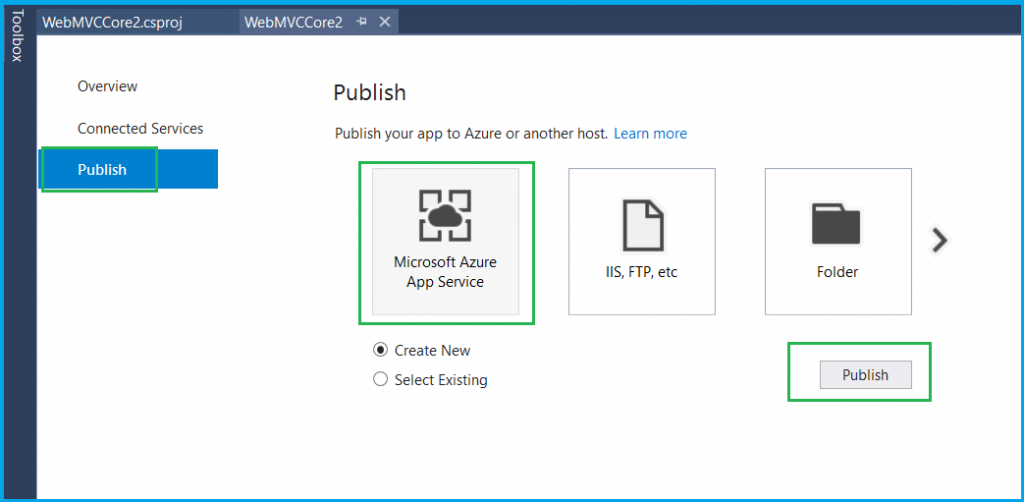 Deploying Asp Net Core 2 0 Mvc Application To Azure Web Apps Using
