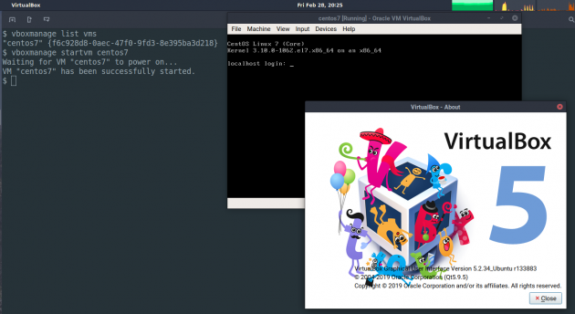 VirtualBox CLI