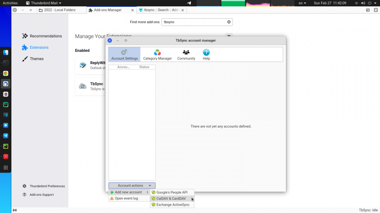 Synchronizing Thunderbird Calendar with Apple iCloud Calendar 
